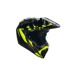 KASK AGV AX9 STEPPA CARBON/GREY/YELLOW FLUO