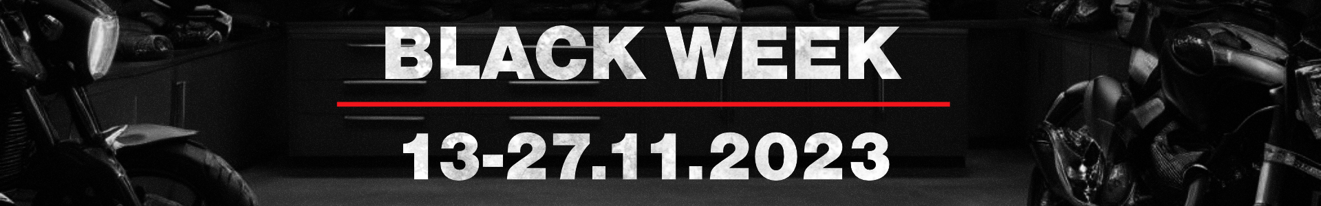 Startujemy z BLACKWEEK w Motoszafie. Rabaty do 23% na wybrane marki w dniach 13-20.11.2023