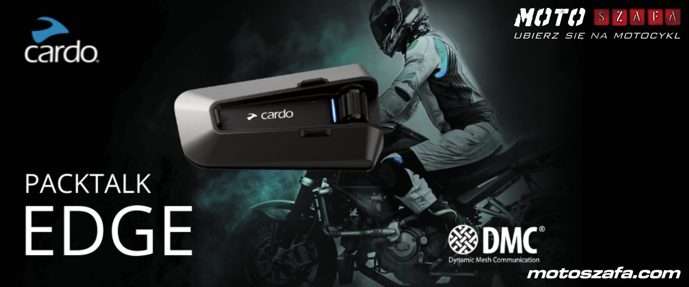 Kompletna nowość od Cardo. Interkom motocyklowe CARDO PACKTALK EDGE.